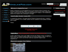 Tablet Screenshot of anglaispod.com
